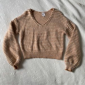 Freshman 1996 Tan Stripe Sweater